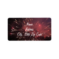Vuurwerk Adresetiketten