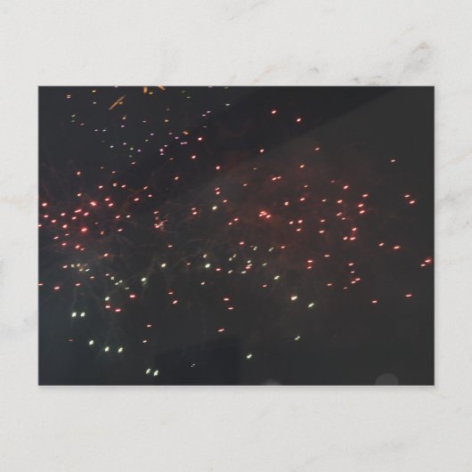 Vuurwerk Ansichtkaart Briefkaart (Voorkant)