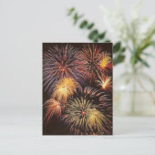 Vuurwerk - Briefkaart (Staand voorkant)