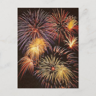 Vuurwerk - Briefkaart