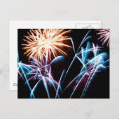 Vuurwerk Briefkaart (Voorkant / Achterkant)
