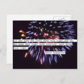 Vuurwerk briefkaarten (Voorkant / Achterkant)