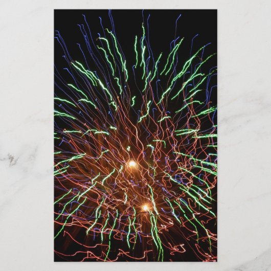vuurwerk briefpapier (Voorkant)