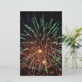vuurwerk briefpapier (Staand voorkant)