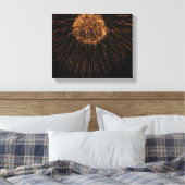 Vuurwerk/de Omslag van het Canvas (Insitu (Slaapkamer))