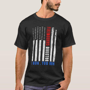Vuurwerk Directeur VS Onafhankelijkheidsdag 4 juli T-shirt