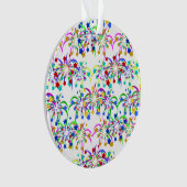 Vuurwerk en sterren ornament (voorkant)