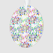 Vuurwerk en sterren ornament (voorkant)