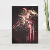 Vuurwerk Feestdagen Kaart (Voorkant)