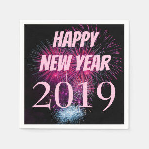 Vuurwerk Galore Nieuwjaarsfeest Servet