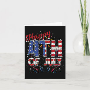 Vuurwerk Gelukkig 4 juli Amerikaanse vlag Amerikaa Kaart