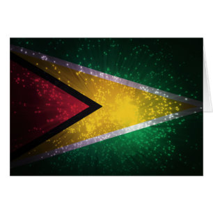 vuurwerk; Guyana Flag