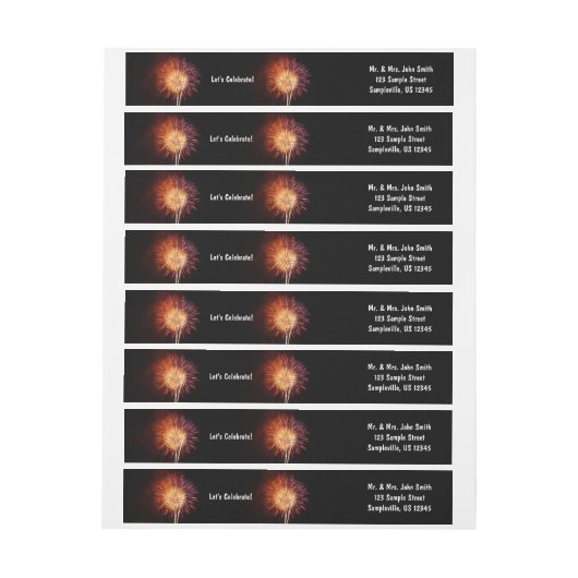 Vuurwerk I rood, wit en blauw (Vel)