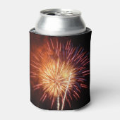 Vuurwerk I rood, wit en blauw Blikjeskoeler (Blikje Voorkant)
