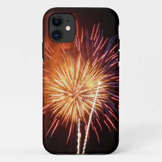 Vuurwerk I rood, wit en blauw Case-Mate iPhone Case (Achterkant)