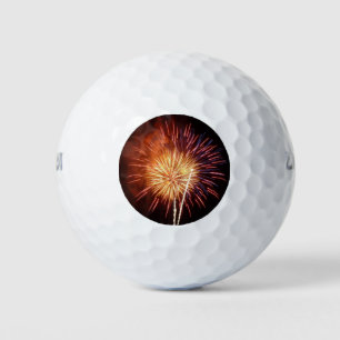 Vuurwerk I rood, wit en blauw Golfballen