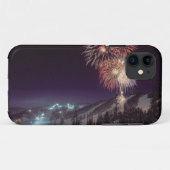 Vuurwerk in Big Mountain Resort in Whitefish, Case-Mate iPhone Case (Achterkant (horizontaal))