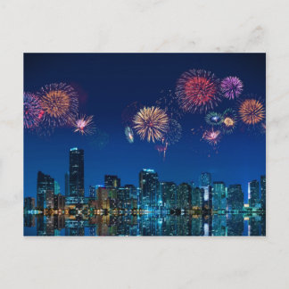 Vuurwerk in Brussel - Briefkaart