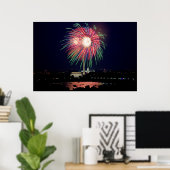 Vuurwerk in DC Poster (Thuiskantoor)