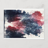 Vuurwerk in het Briefkaart bos (Voorkant)