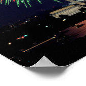 Vuurwerk in het Poster van gelijkstroom (Hoek)