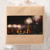 Vuurwerk in Houston Texas Etiket (Insitu)