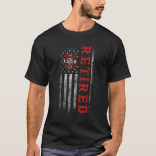 Vuurwerk in ruste vuurwerkplaats Amerikaanse vlag T-shirt