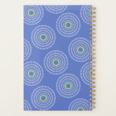 Vuurwerk Japans Blauw Planner (Achterkant)
