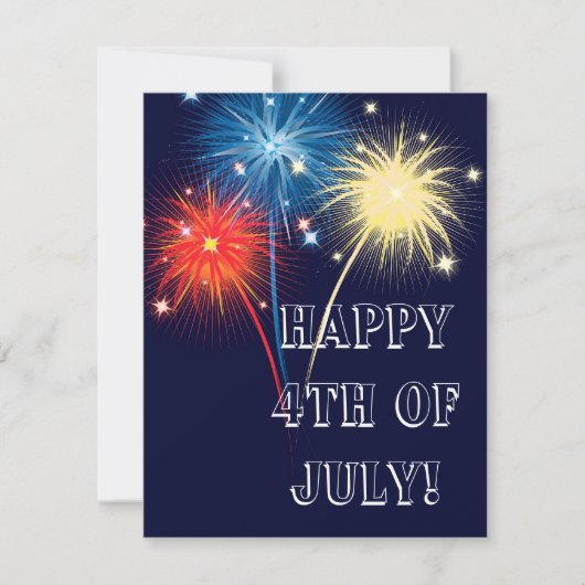 Vuurwerk Kaart (Voorkant)