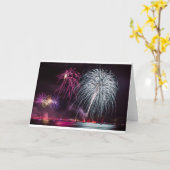 Vuurwerk Kaart (Gele Bloem)