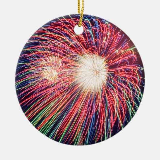 Vuurwerk Keramisch Ornament (Voorkant)