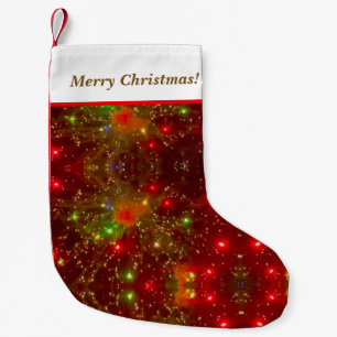 Vuurwerk kerststooking kleine kerstsok