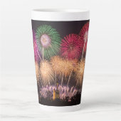 vuurwerk latte mok (Voorkant)