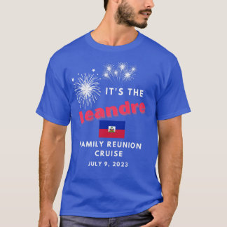 Vuurwerk Leandre-gezinshereniging cruise 2023. T-shirt
