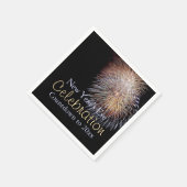 Vuurwerk Nieuwjaarsfeest servetten (Hoek)