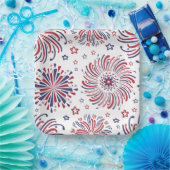 Vuurwerk op 4 juli Bord papier (Feest)