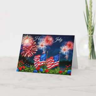 Vuurwerk op 4 juli kaart