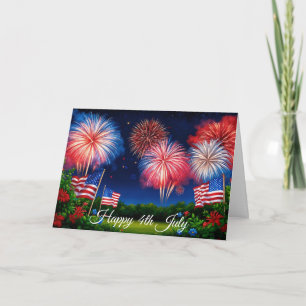 Vuurwerk op 4 juli kaart
