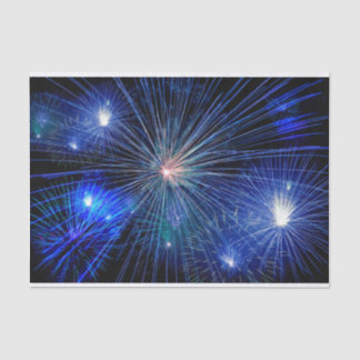 Vuurwerk op Blauwe Onafhankelijkheidsdag 4 juli Tissuepapier