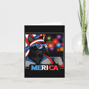 Vuurwerk Patriottische Zwarte Kat Kaart