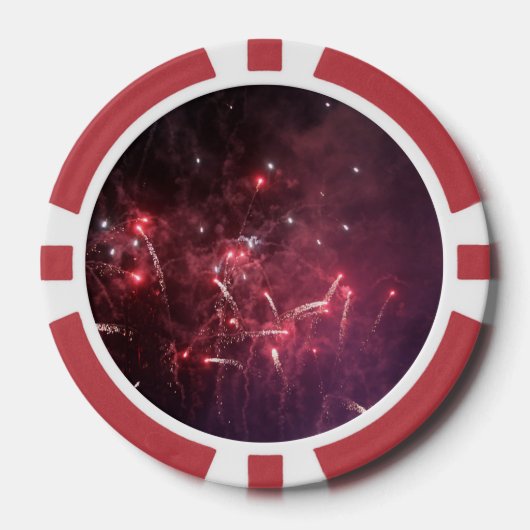 Vuurwerk Poker Chips (Voorkant)