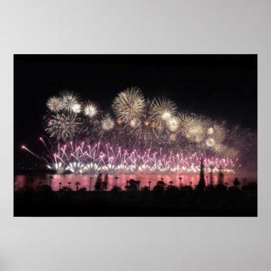 Vuurwerk Poster (Voorkant)