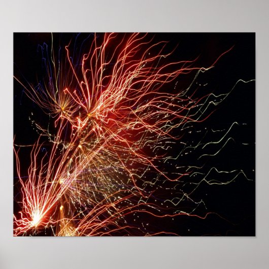 Vuurwerk Poster (Voorkant)