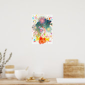 Vuurwerk Poster (Keuken)