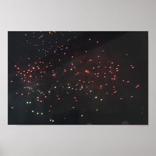 Vuurwerk Poster (Voorkant)