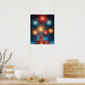 Vuurwerk Poster (Keuken)