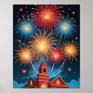 Vuurwerk Poster