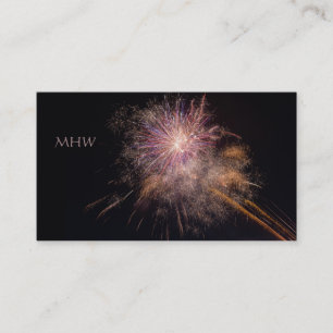 Vuurwerk/pyrotechnische visitekaartjes