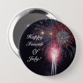 Vuurwerk Ronde Button 4,0 Cm (Voorkant /achterkant)