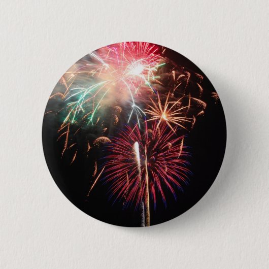 Vuurwerk Ronde Button 5,7 Cm (Voorkant)